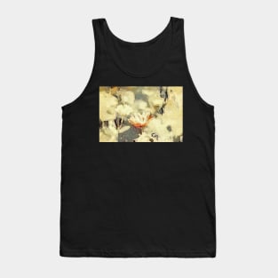 Wild flowers retro vintage painting Tank Top